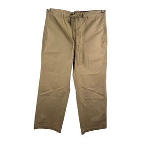 ZARA Men‎ Khaki Tan Cargo Work Pants relaxed chino Pants work dandy Size L